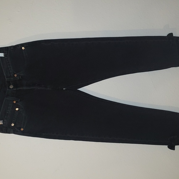 Levi 501 black tapered jeans bows - Picture 1 of 9